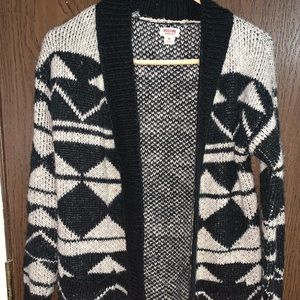 Missimo black/off white sweater XS